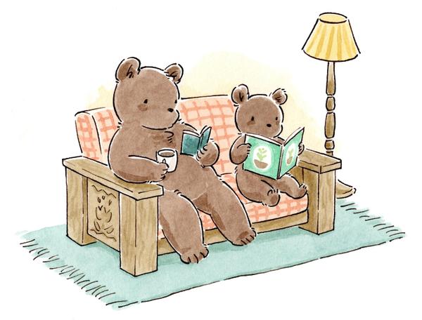 絵本のようなやさしい雰囲気の動物・人物イラストを制作します