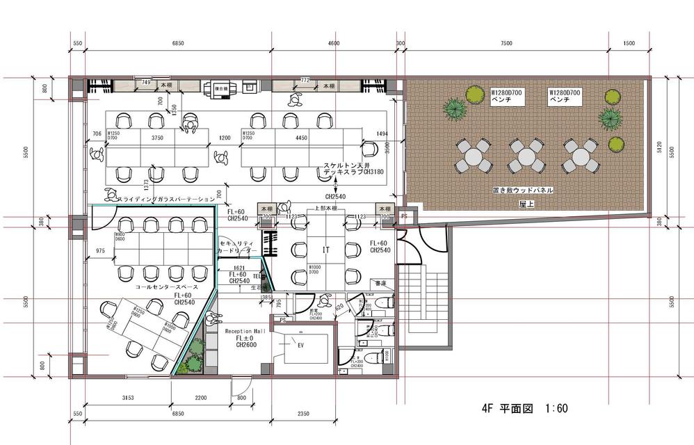 内装デザインに向けてまずは平面プランのみから対応致します|建築