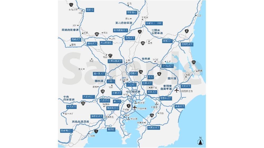 地図専門イラストレーター■広域マップを作成します