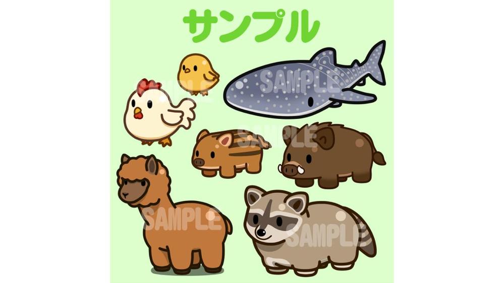 アイコンやWEBサイトなどで使えるシンプルなデフォルメ動物イラストを描きます|アイコン作成の外注・代行|ランサーズ