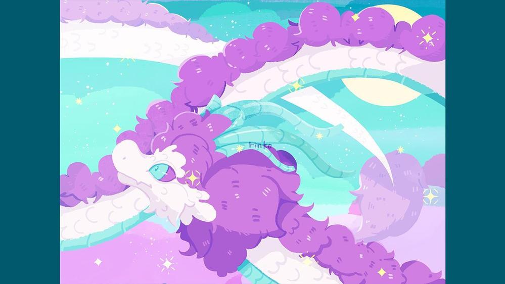 ”絵本のワンシーン〟のような主線なしイラストを制作します