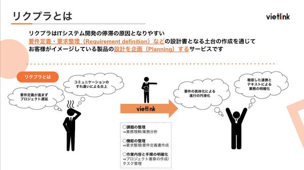 初めてのシステム開発に必要な情報のご準備をご支援します