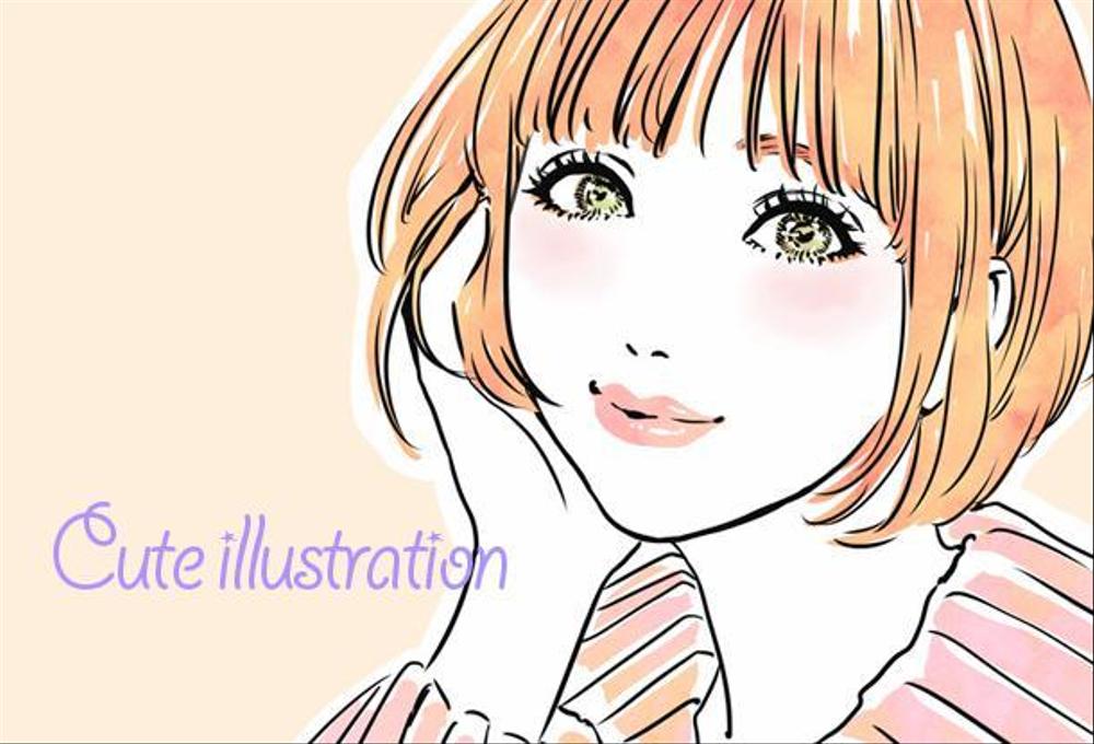 『キュートなイラスト』似顔絵をポップなタッチで制作（SNSアイコンにも！）いたします