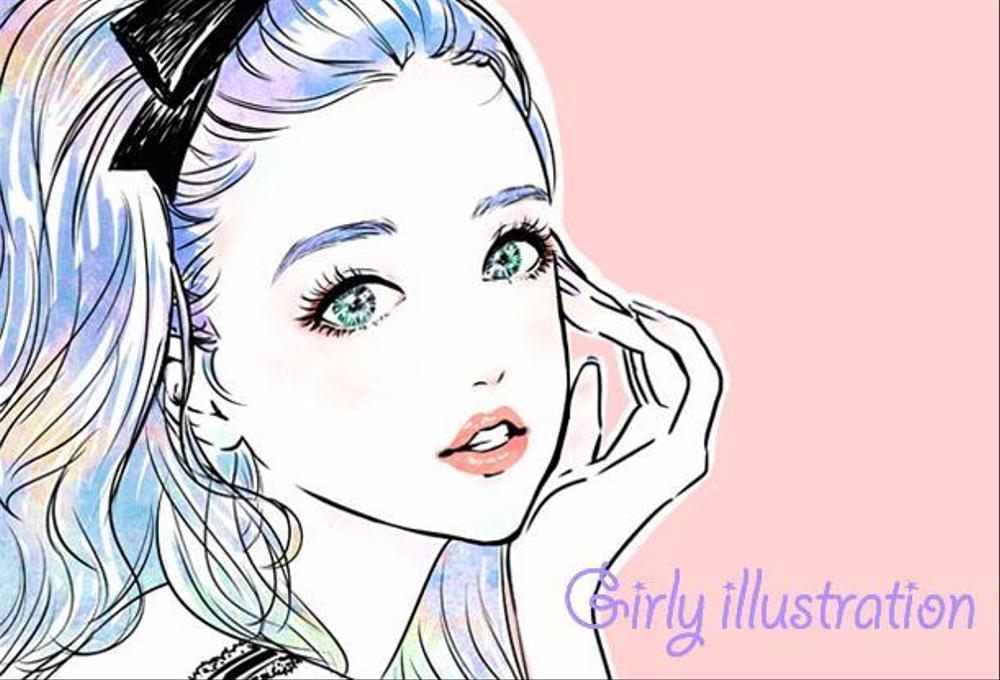 『キュートなイラスト』似顔絵をポップなタッチで制作（SNSアイコンにも！）いたします