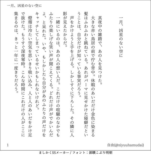 〜70000文字程度まで対応！オリジナルBL小説書きます