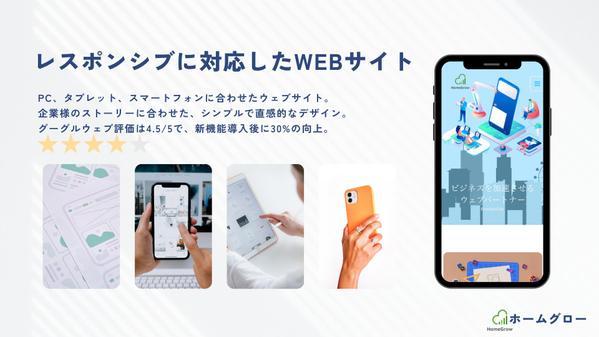 お客様の求める費用・デザインに合わせてWEBサイトを制作致します