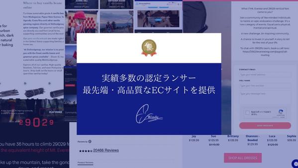 【企業・個人】マーケティング戦略を備えた最先端のECサイトを制作いたし
ます