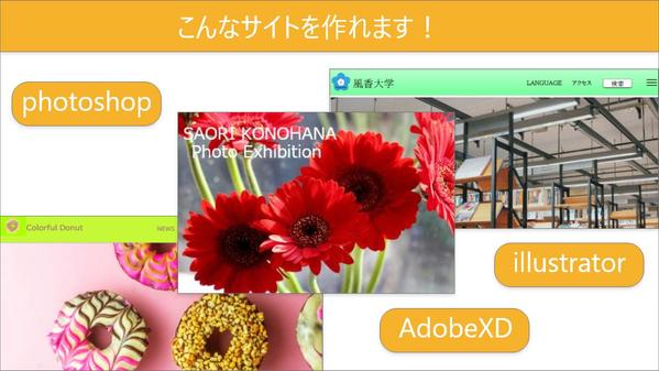 AdobeXDとPhotoshopとIllustrator、コーディングができます