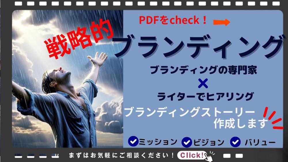 戦略的ブランディング】専門家のセッションで企業理念を具体化し、魅力的に文章化します|ビジネスコンサルティングの外注・代行|ランサーズ