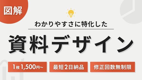 わかりやすさに特化！セミナー・プレゼン資料を作成／ブラッシュアップいたします