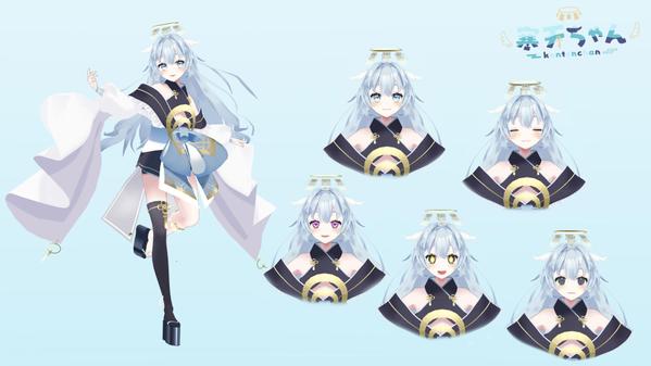 Vtuberさん向けフルスクラッチ3Dモデル制作いたします