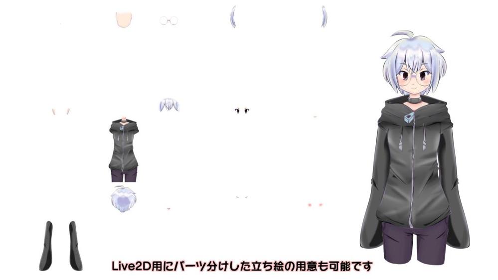 Vtuber Live2d Iriam等 配信者向けイラスト ロゴ描きます ランサーズ