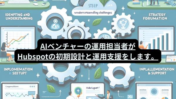 AIベンチャーの運用担当者がHubspotの初期設計と運用支援をします