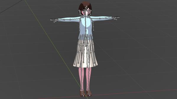 3Dソフトを使用したキャラクターのモデリングからイラスト・アニメーションを制作します