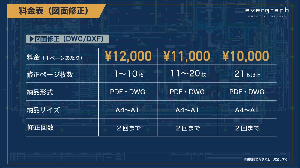 【AutoCAD】【DWG】【DXF】図面修正＆図面作成いたします