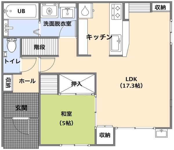 不動産用のマイソクの図面をカラーで丁寧に作成いたします