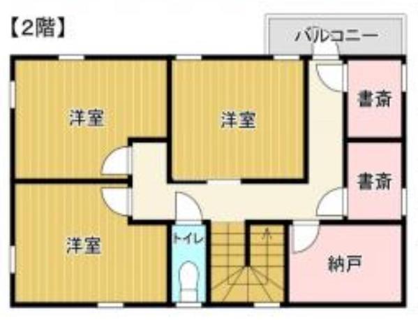 不動産用のマイソクの図面をカラーで丁寧に作成いたします