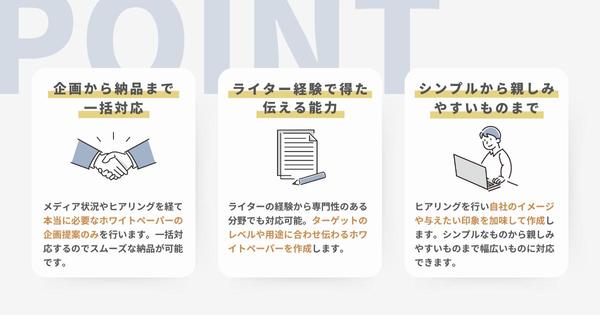 【Webコンテンツのプロ】成果につながるホワイトペーパーを作成します