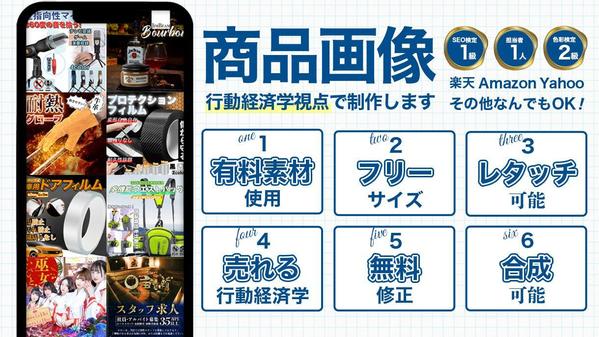 Anazon,楽天の商品画像やサムネイル、バナーの作成をします