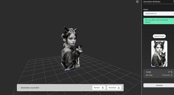 生成AI素材で生成した画像や3DCGを動かしてゲームや映像をつくる方法を教えます