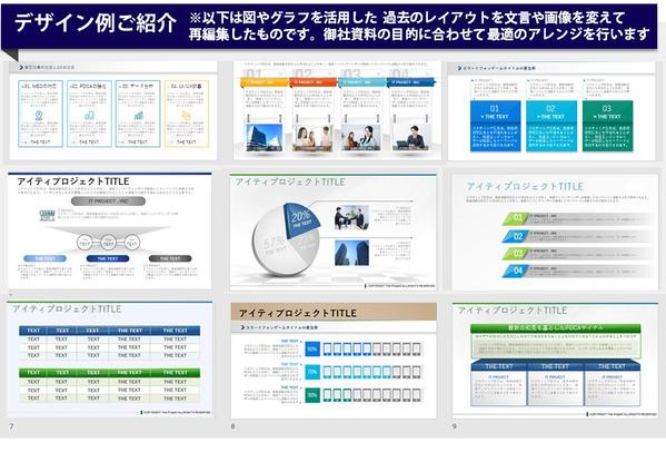 法人専門：パワーポイント【メモから・丸投げ可】営業資料・企画書を作成します