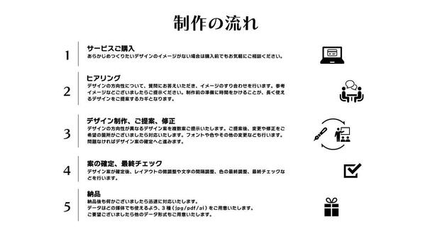 信頼感のある、手元に残したくなるような名刺を制作します