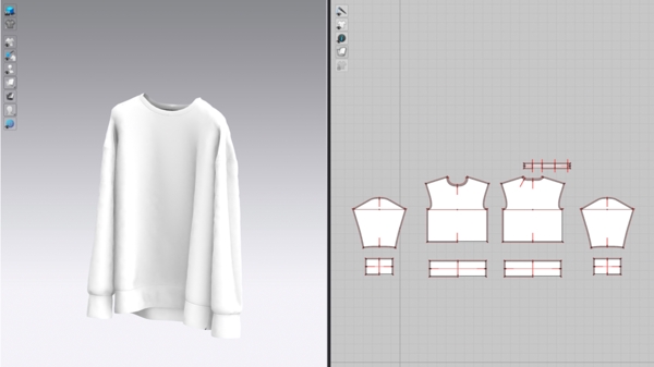 アパレル用3D CADによる衣類の3Dデザインデータを製作します
