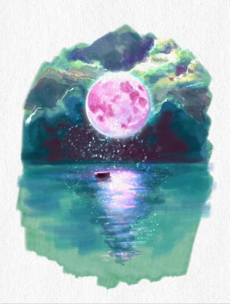 フルカラー/夢幻的な雰囲気のイラストを描かせていただきます