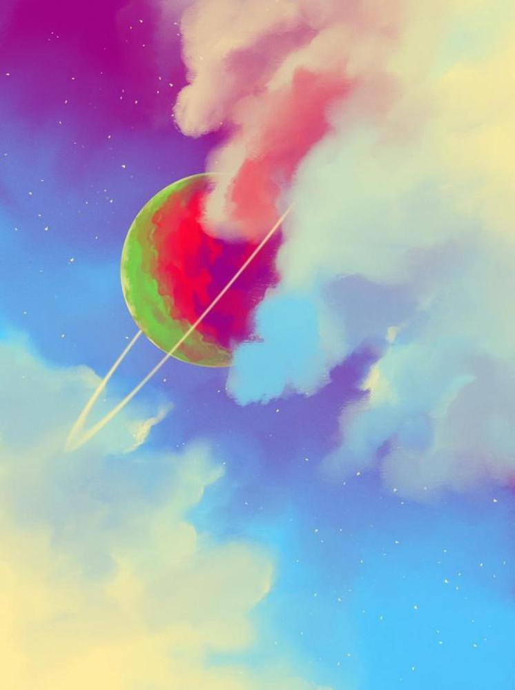 フルカラー/夢幻的な雰囲気のイラストを描かせていただきます