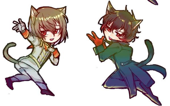 デフォルメイラストでの作業案件