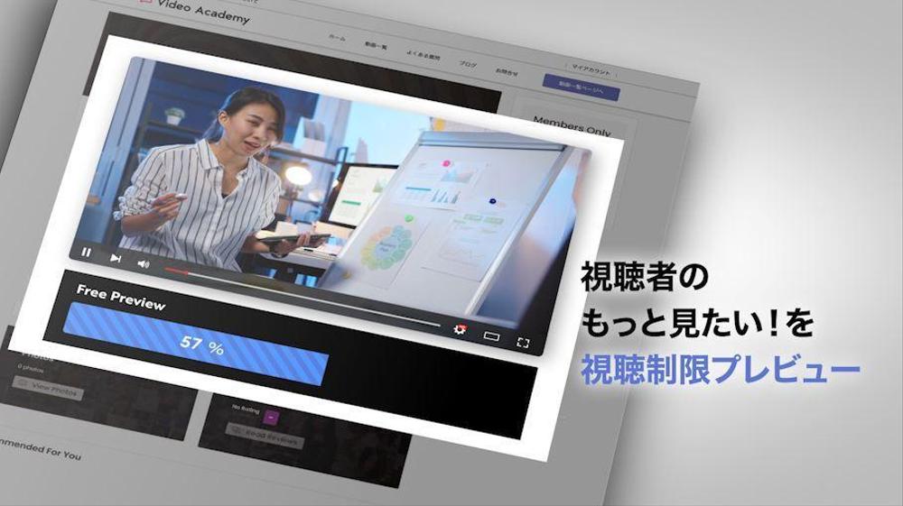 会員制動画サイトを作成します