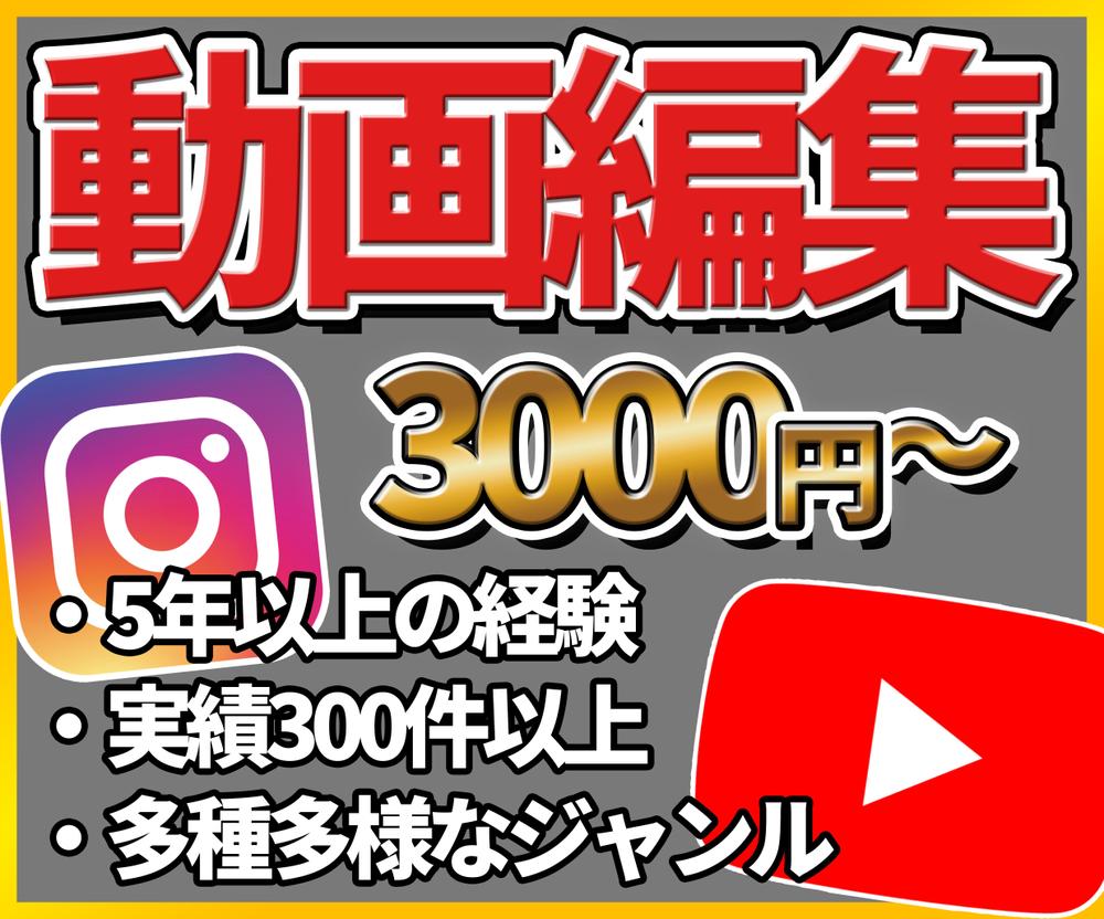 丸投げ可！YouTubeの動画、広告やPR、MV、ずんだもん等…幅広く動画編集します