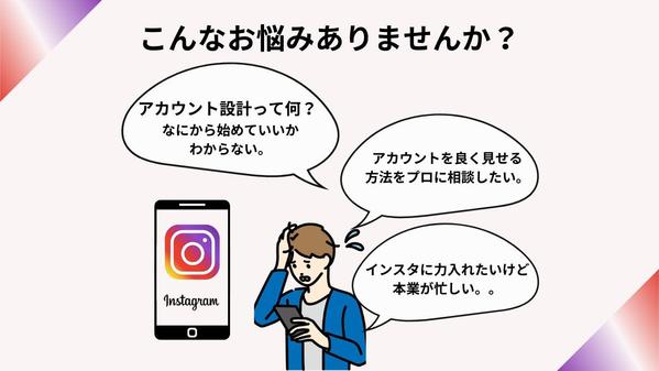 【初心者歓迎】Instagram運用代行（投稿作成～分析～運用施策提案）します