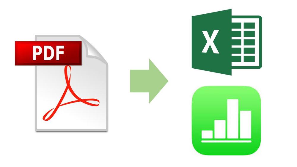 PDFをEXCEL/Numbers/Googleスプレットシートで再現いたします