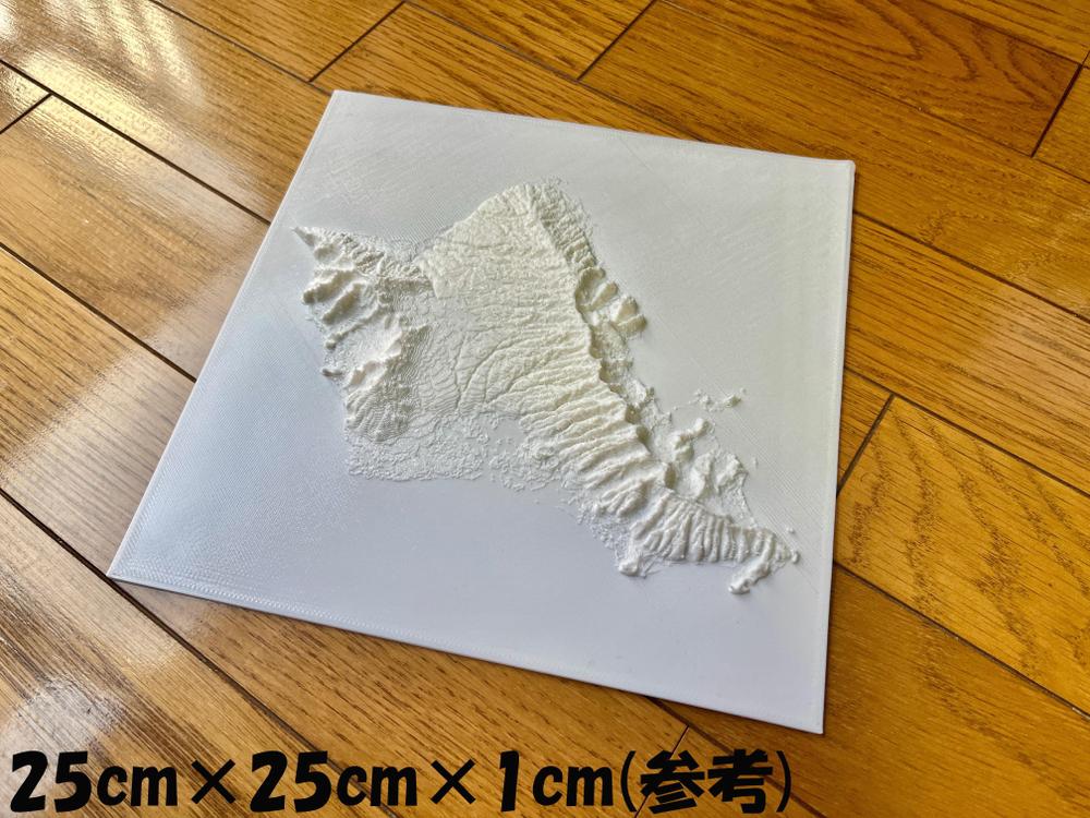 標高データからリアルな3D立体地形図（3DCG動画、3Dプリント出力可）を作成します