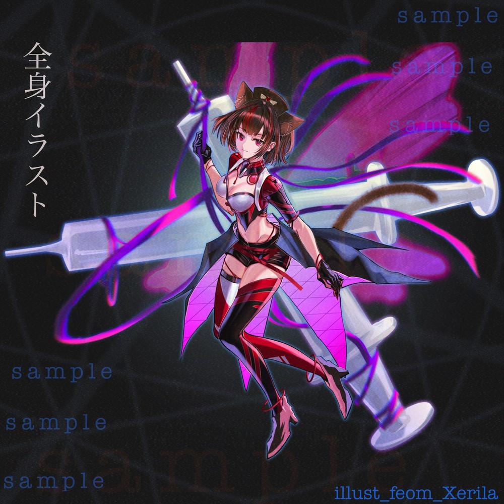 綺麗・かっこいい系のキャラクターイラスト・デザイン制作いたし