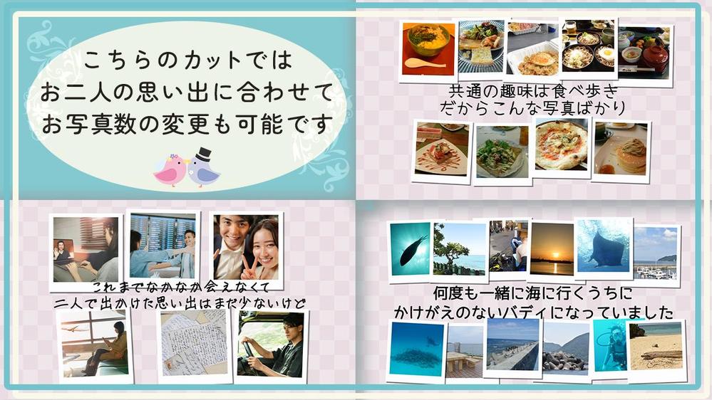 お手頃価格でシンプル可愛いプロフィールムービーを制作します
