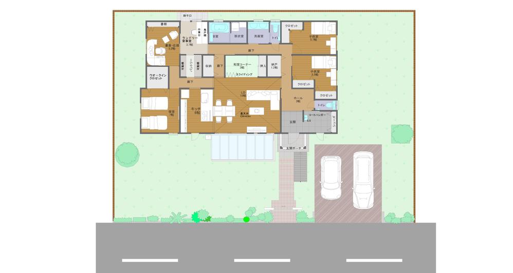 平屋で階段の上り降り'転倒ツマズキから開放安全な暮らしができる間取りをデザインします