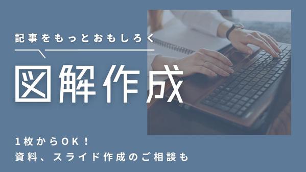 1枚からでもOK。伝わる図解で記事をグレードアップします