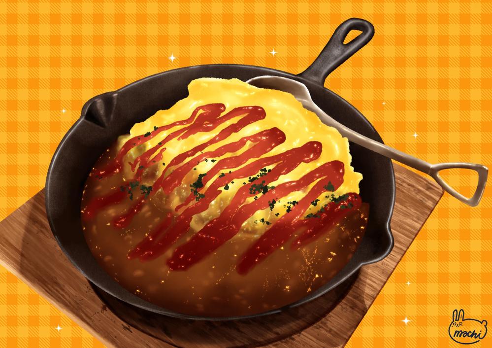 POPやメニュー表など、食欲を描きたてる食事のイラストを描きます