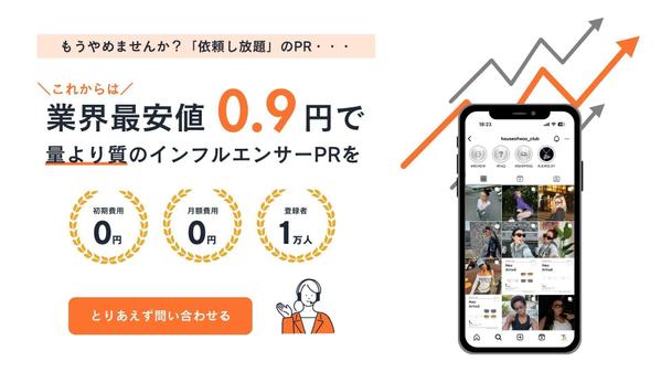 インフルエンサーを起用したInstagramPR施策ます