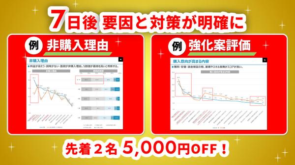 【調査料金ALL込み】熟練マーケターが、販売不振要因＆打ち手を7日以内に特定します