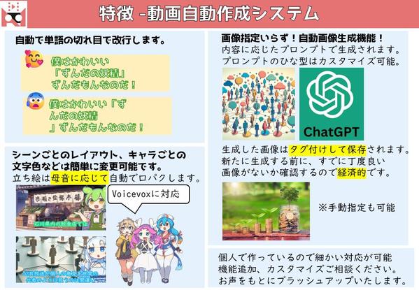 AI動画を超えた独自開発のYoutubeショート完全自動作成システムを構築します