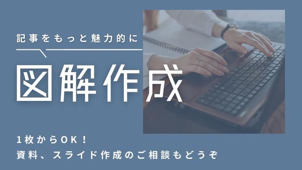 1枚からでもOK。伝わる図解で記事をグレードアップします