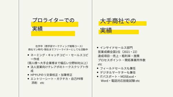 プロセールスライターが効果的な広告文を一括で作成します