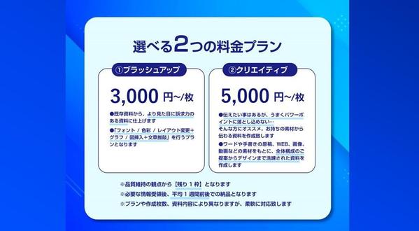 1枠∥元外資系コンサルタントが『ビジネス向け』特化のパワーポイント資料を作成します