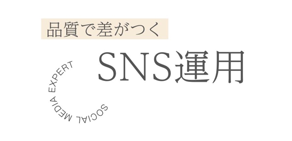 SNS運用を代行。設計/製作/運用/測定まで対応できます