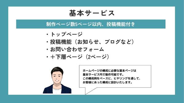 中小企業・個人事業主様の事業発展に貢献できるホームページを制作します