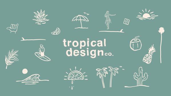 トロピカル・南国風なデザイン・コンテンツを提供しております