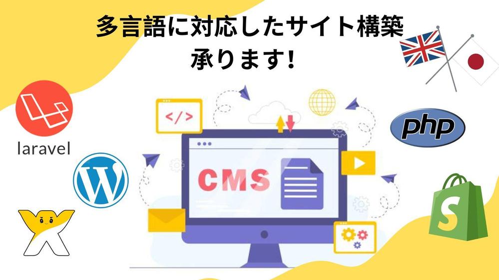 海外展開を希望の企業様のために、多言語対応のサイトを構築します